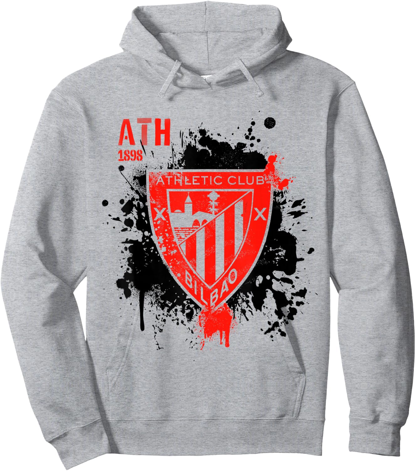 Athletic Club | 1898 Shield | Official Product | Bilbao Hoodie - Hoodie | Ash