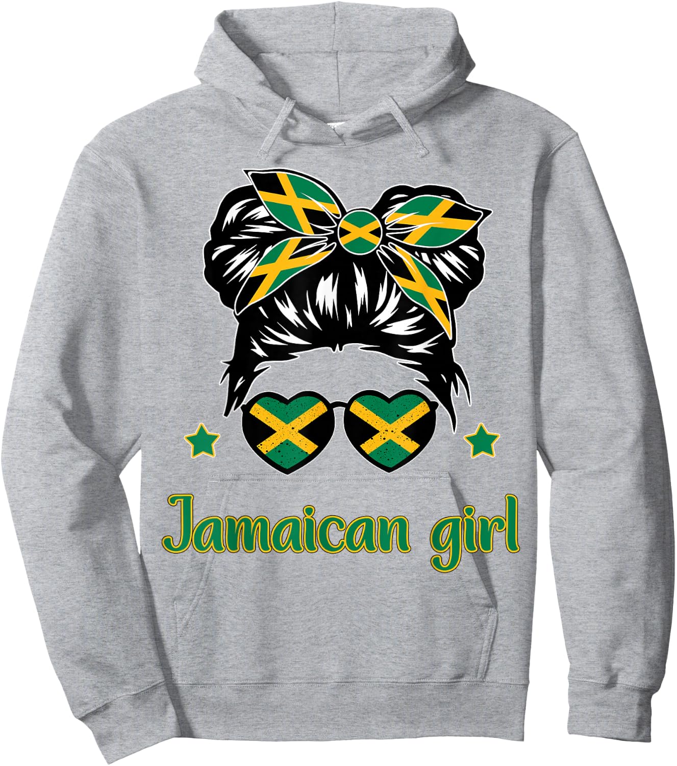 Toddler Girl Jamaican Flag Jamaica Baby Kid Boy Women Hoodie - Hoodie | Ash
