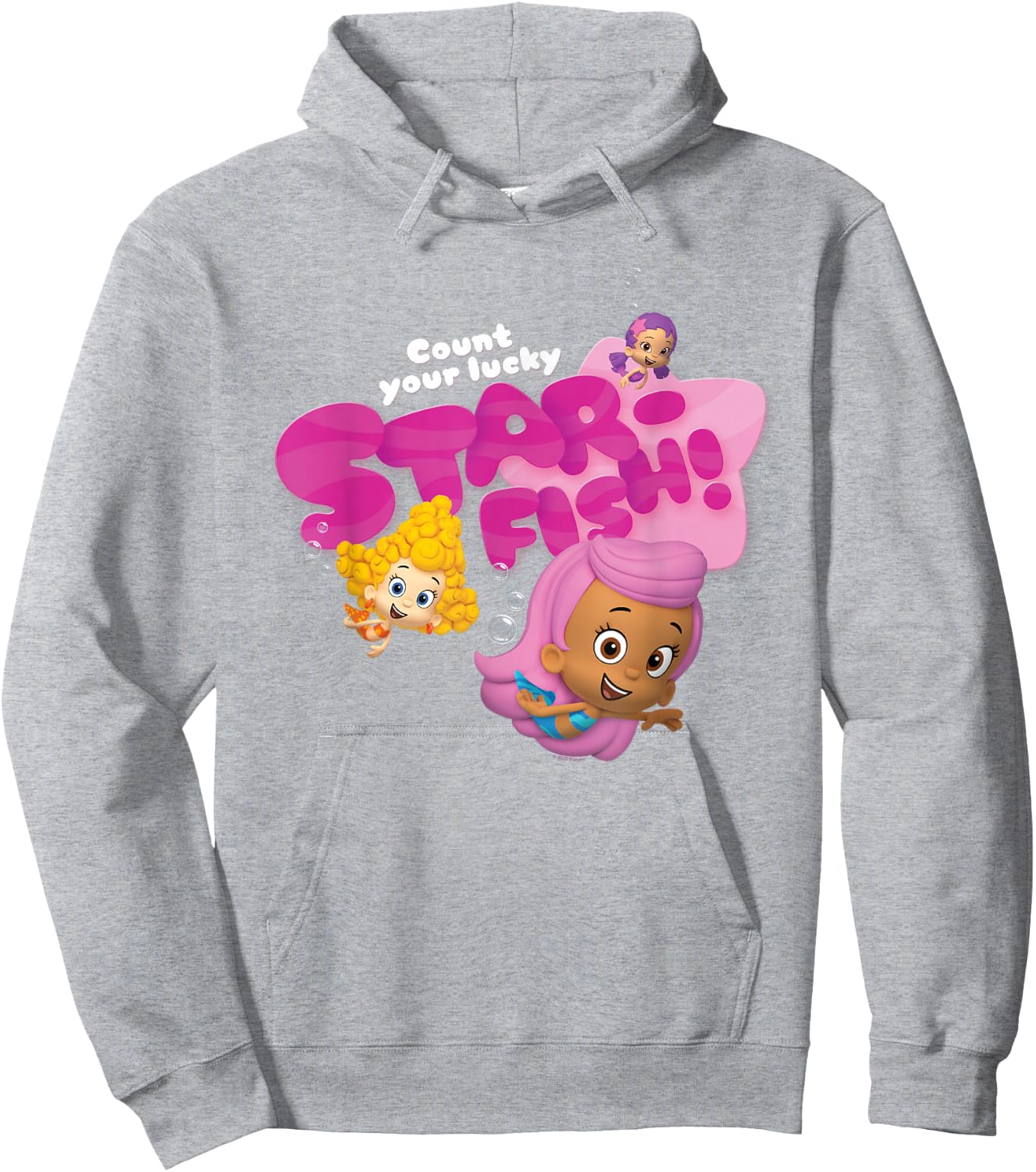 Bubble Guppies Count Your Lucky Starfish! Hoodie - Hoodie | Ash
