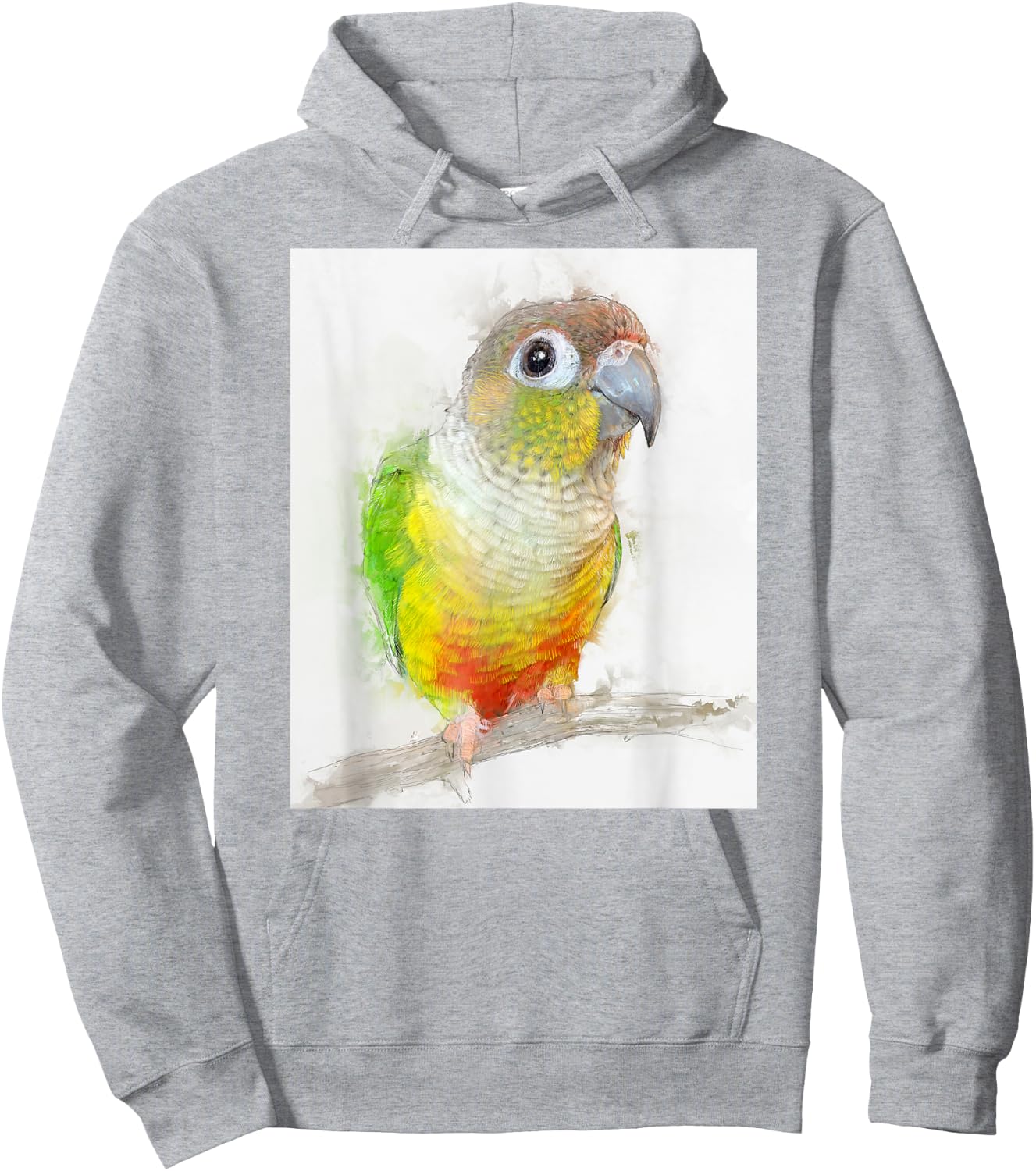 Pineapple Conure Beautiful Bird Gift Hoodie - Hoodie | Ash