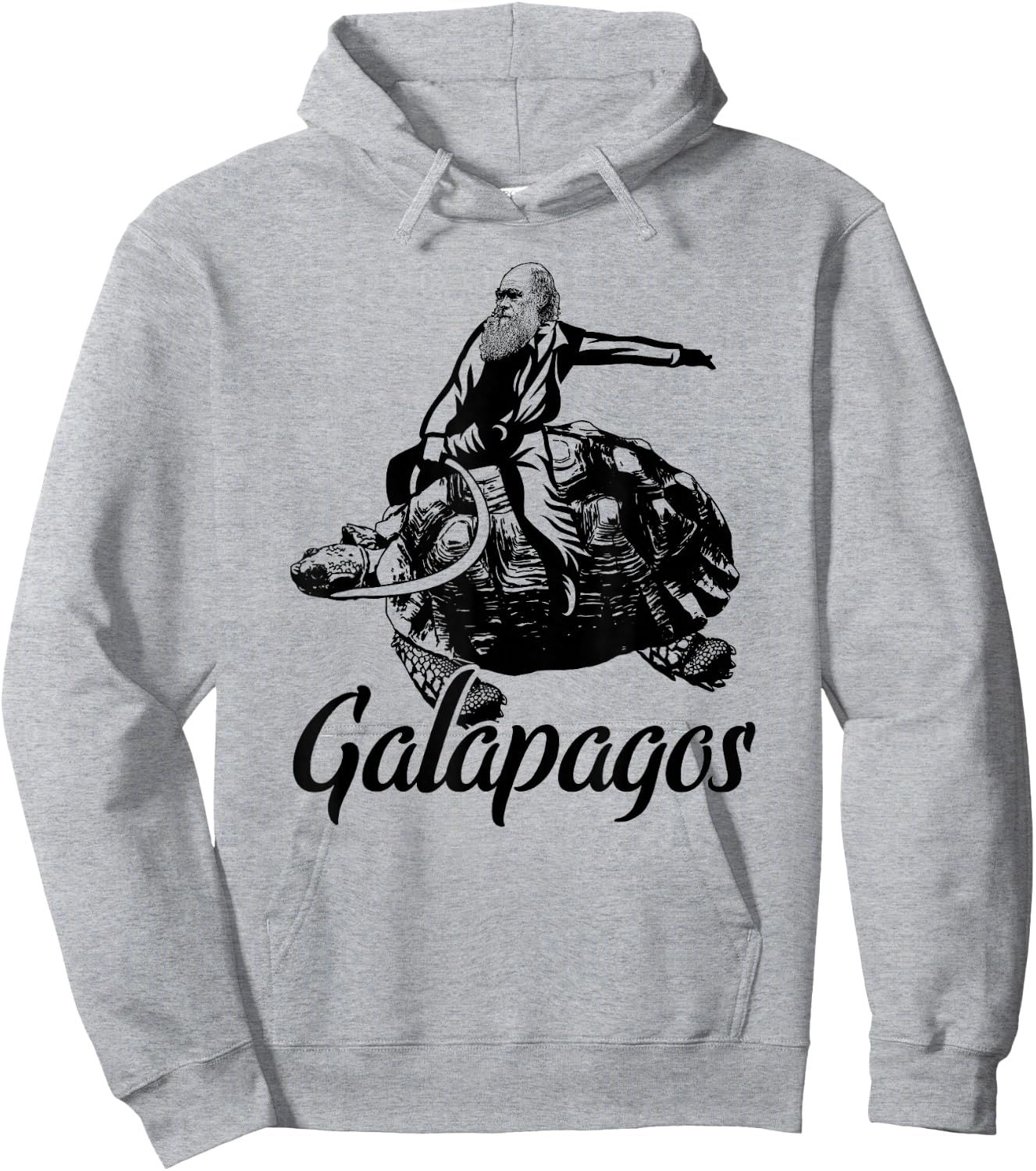 Charles Darwin Galapagos Islands Evolution Hoodie - Hoodie | Ash