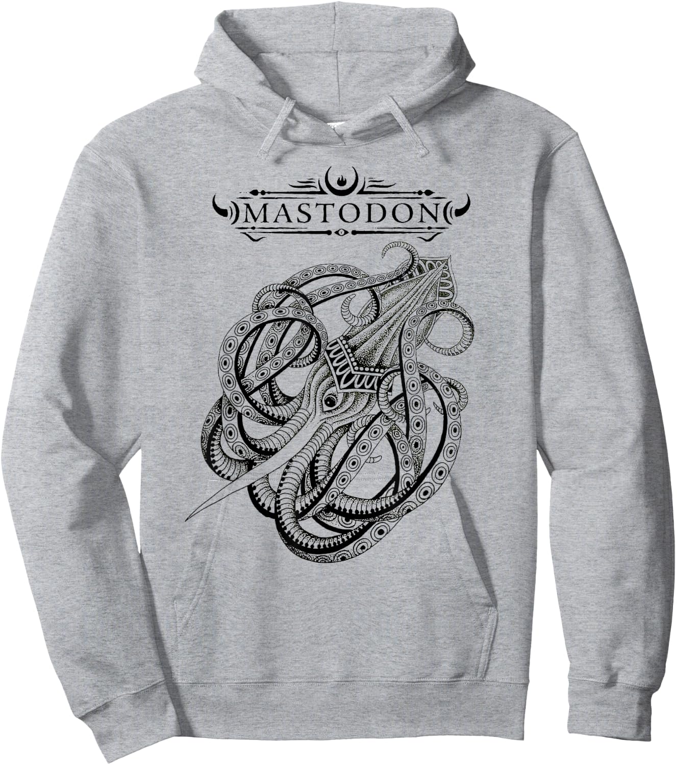 Mastodon – Kraken Hoodie - Hoodie | Ash