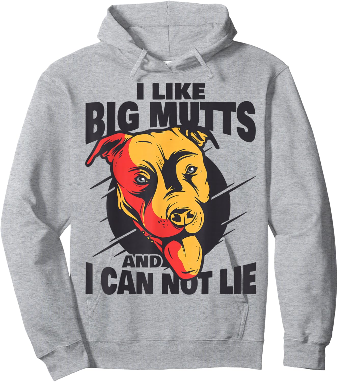 Funny and cute mutt dog Hoodie - Hoodie | Ash