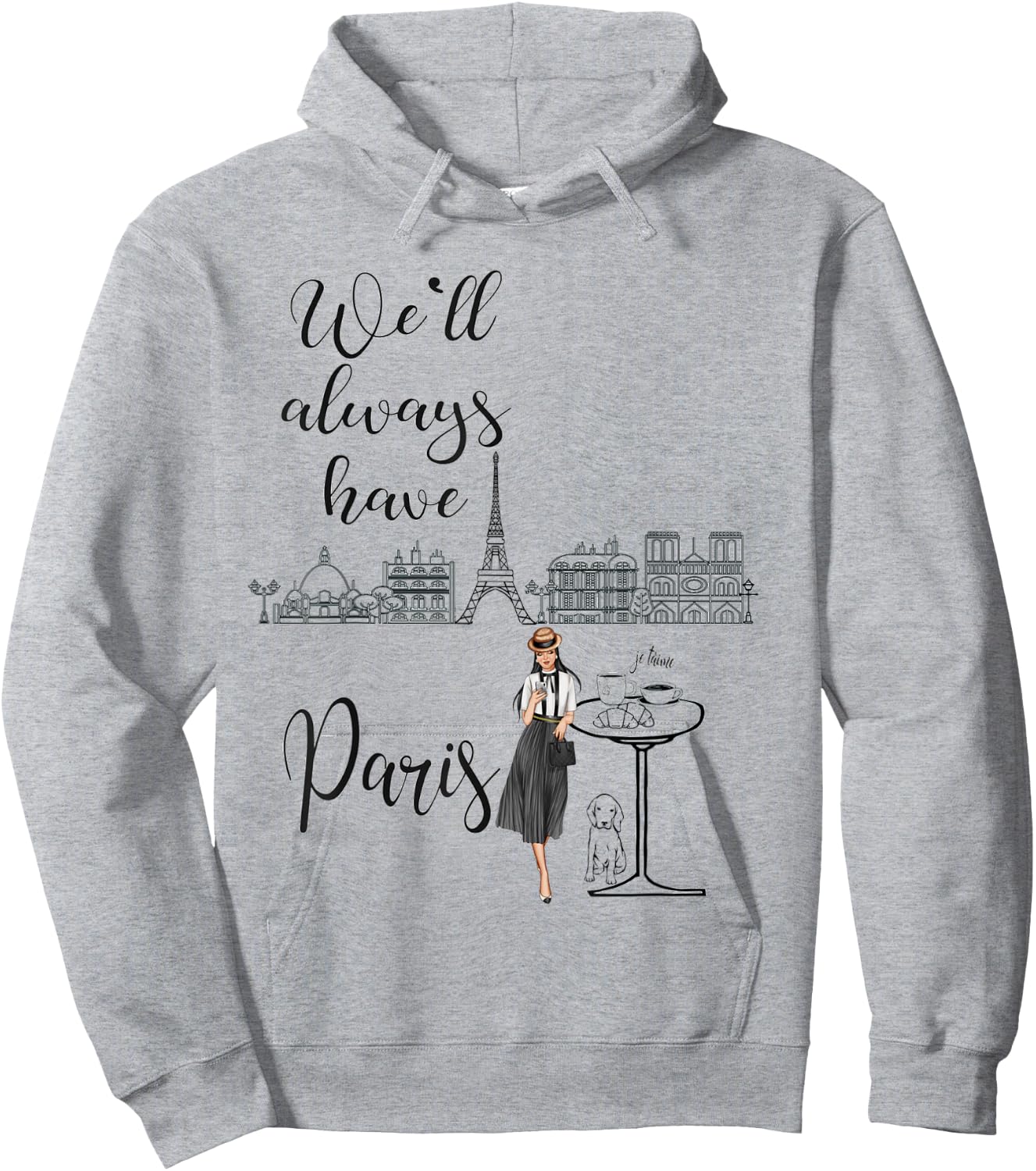 We'll always have Paris french traditions, girl Hoodie - Hoodie | Ash