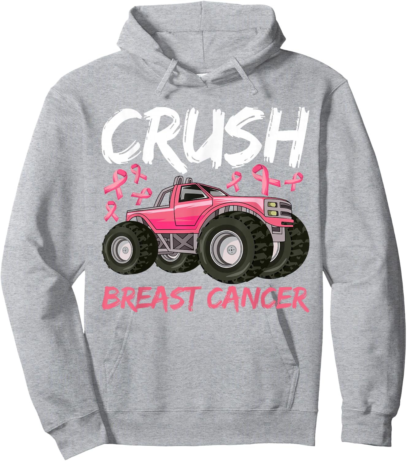 Boys Breast Cancer Awareness for Boys Kids Toddlers Hoodie - Hoodie | Ash