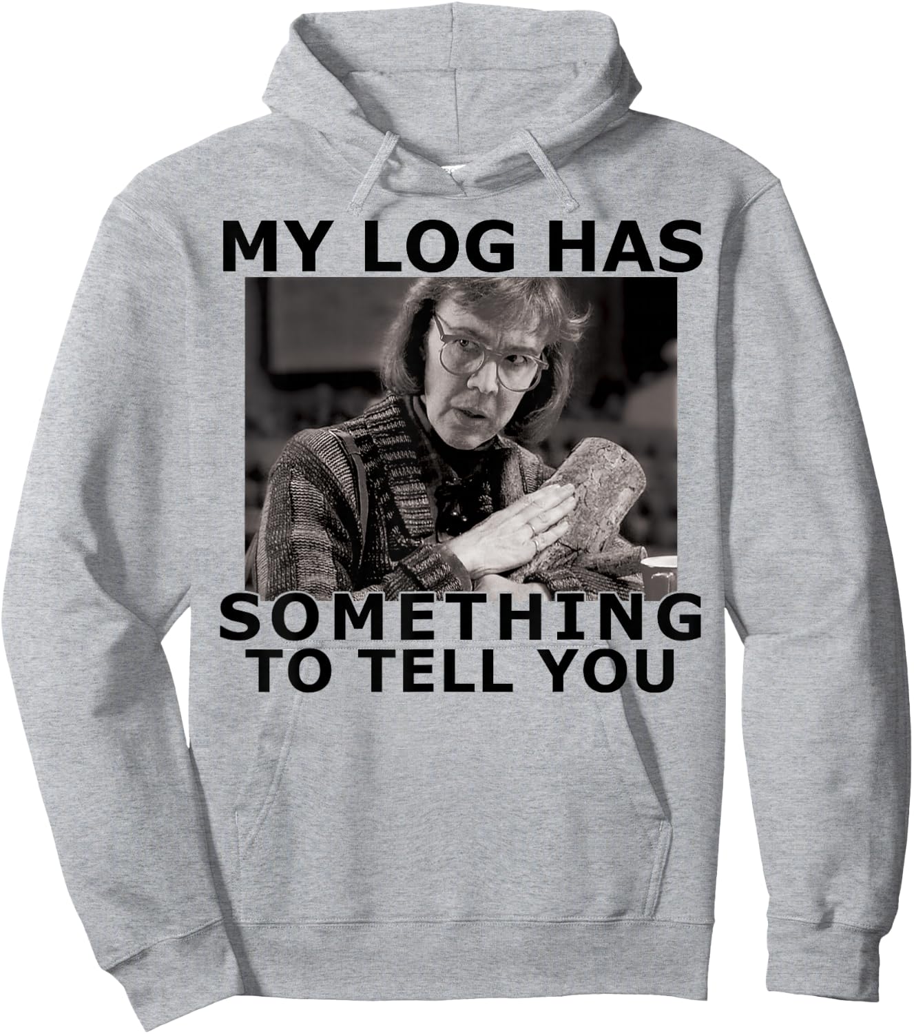 Twin Peaks My Log Has Something To Tell You Graphic Hoodie - Hoodie | Ash