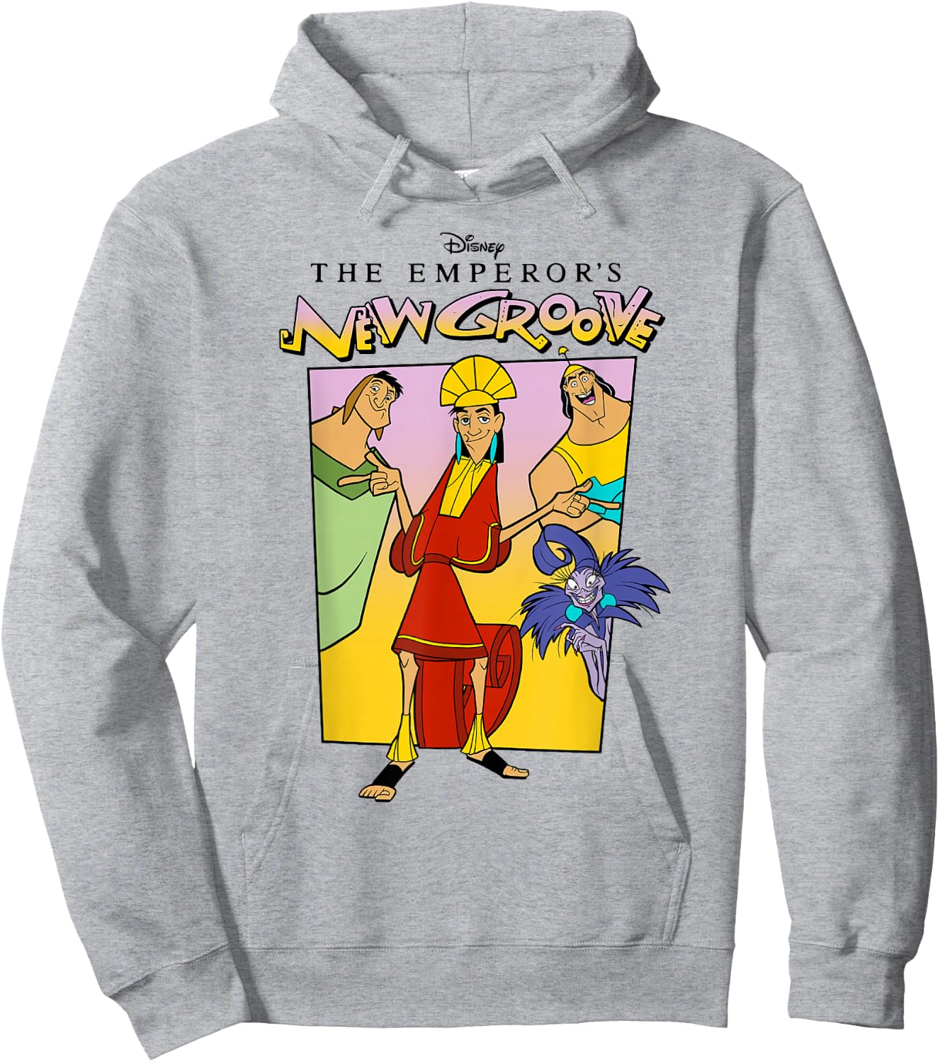 Disney The Emperor's New Groove Group Shot Poster Hoodie - Hoodie | Ash