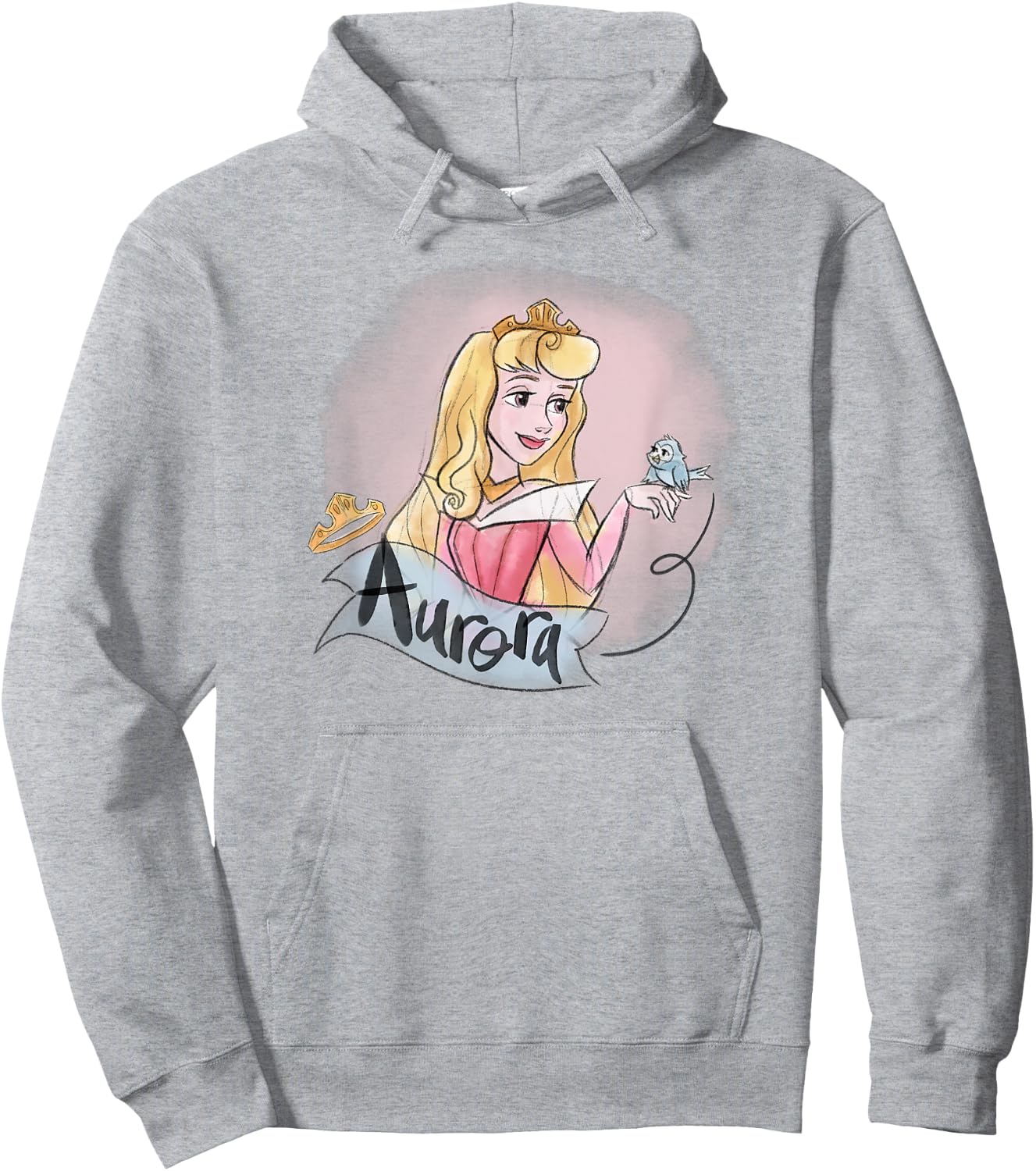 Disney Sleeping Beauty Princess Aurora in Pink Dress Hoodie - Hoodie | Ash