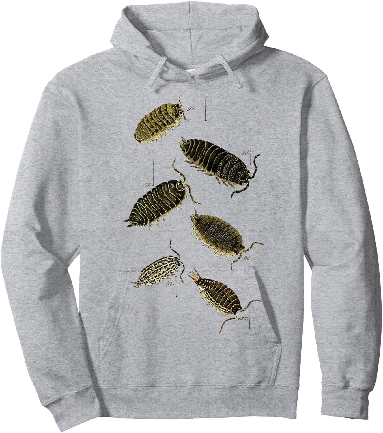 Pill Bug Porcellio scaber woodlice sowbugs Hoodie - Hoodie | Ash