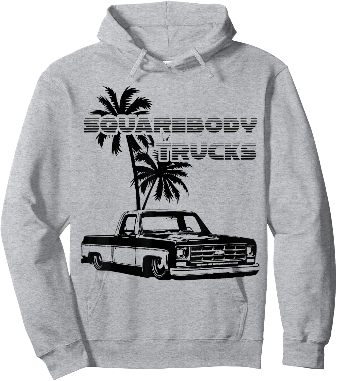 C10,Jimmy,Squarebody Truck,Suburban,Blazer,Silverado,slammed Hoodie - Hoodie | Ash
