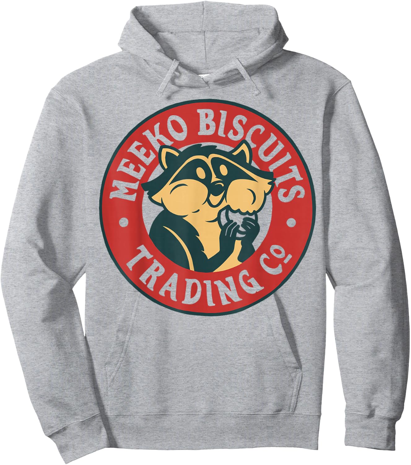 Disney Pocahontas Meeko Biscuits Trading Co Logo Hoodie - Hoodie | Ash