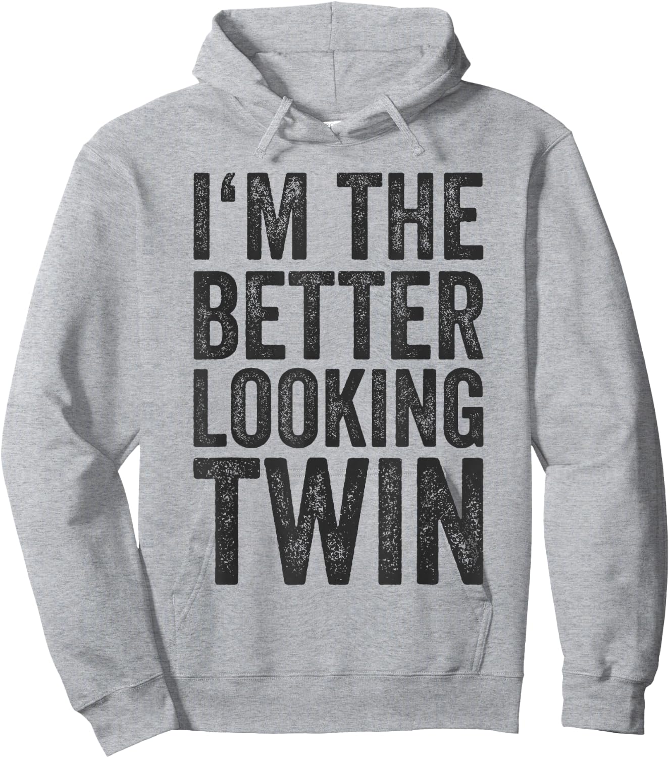Funny Twins Shirt Birthday Gift Sibling Twin Hoodie - Hoodie | Ash
