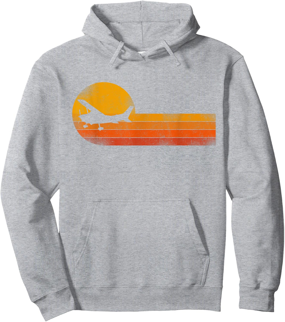 Commercial Aircraft Aviation Plane Pilot HD0 Airplane Pilot Vintage Hoodie - Hoodie | Ash