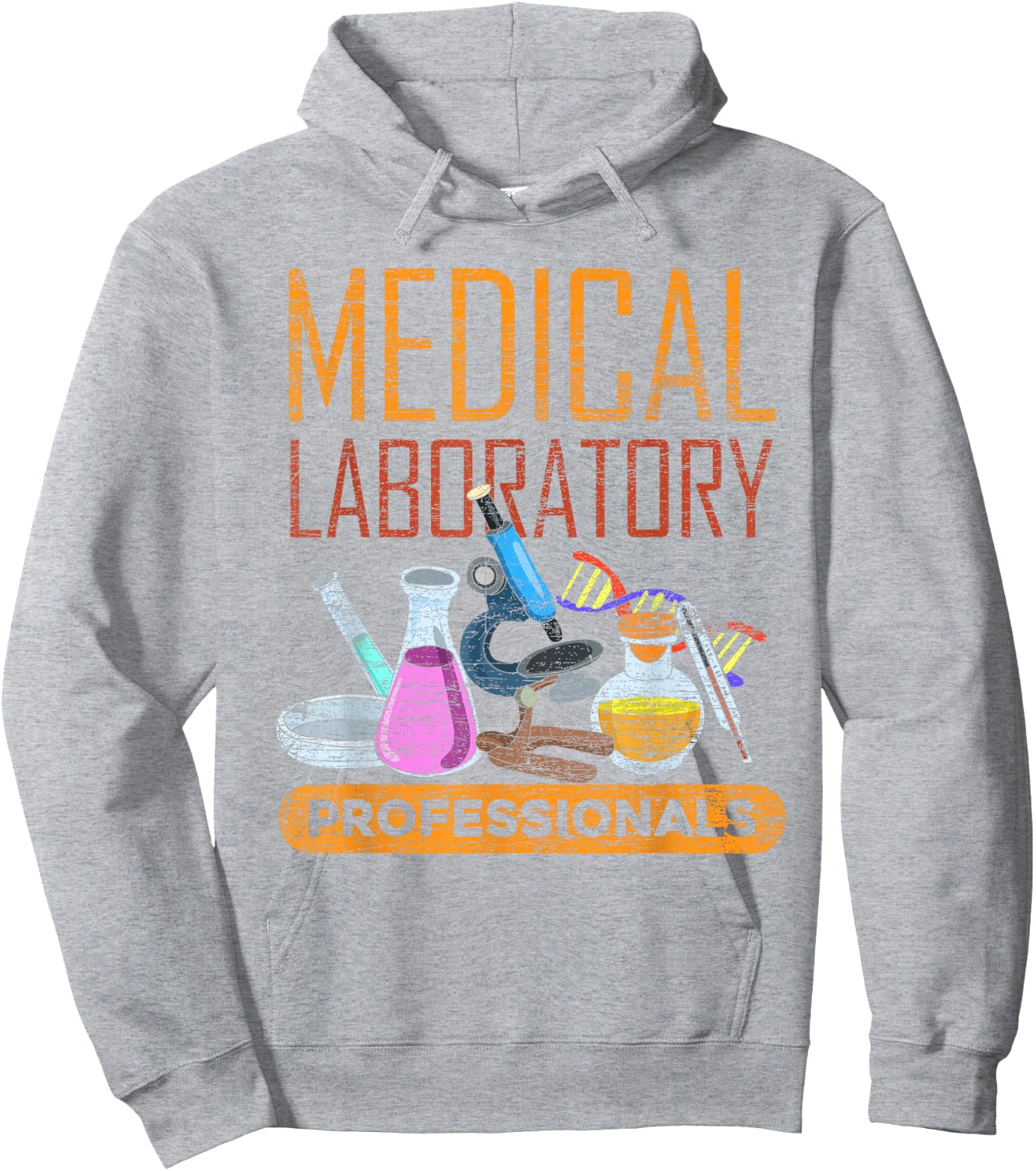 Med Lab Technician Medical Laboratory Professionals Hoodie - Hoodie | Ash
