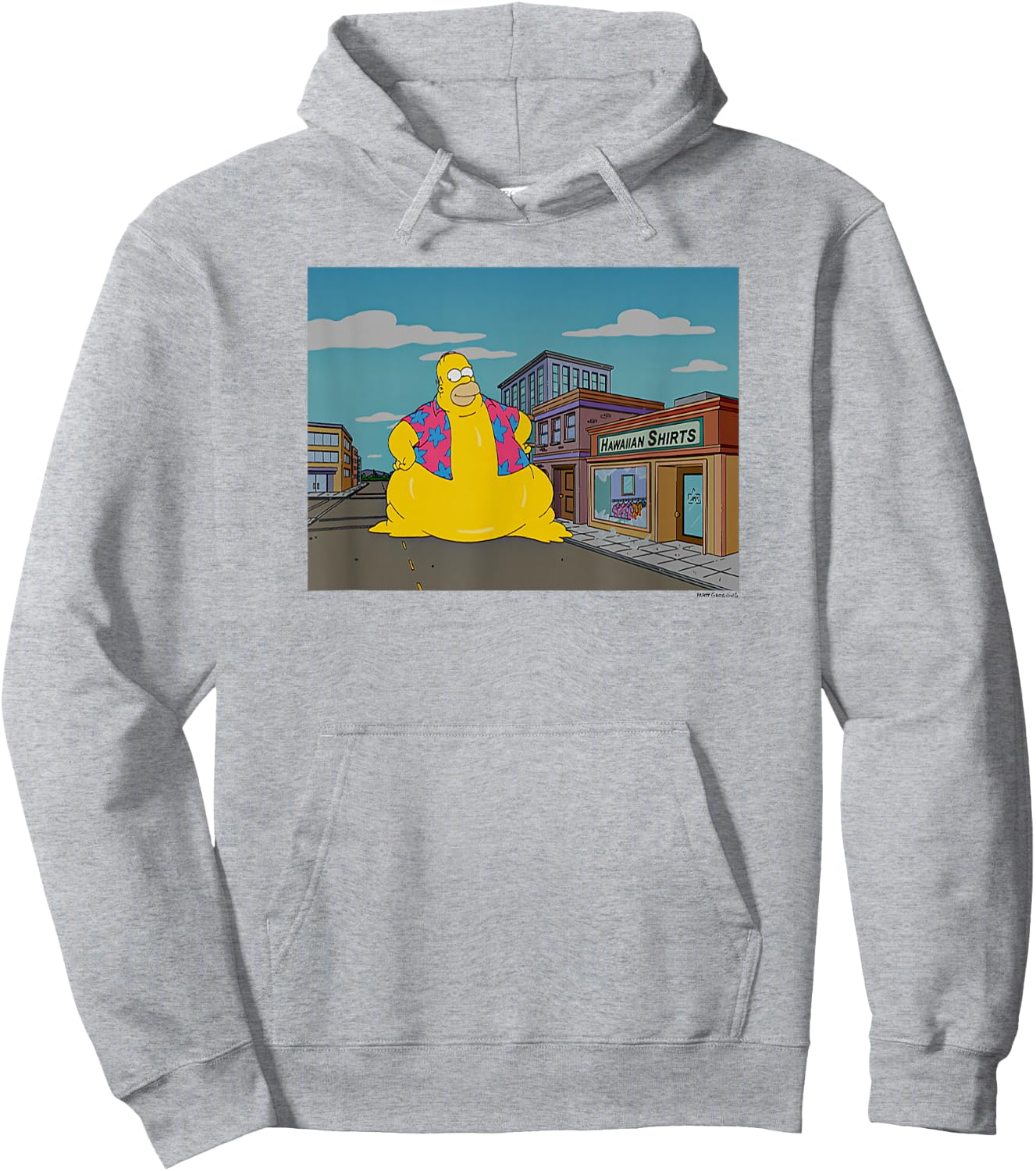 The Simpsons Treehouse Of Horror Hawaiian Monster Homer Hoodie - Hoodie | Ash
