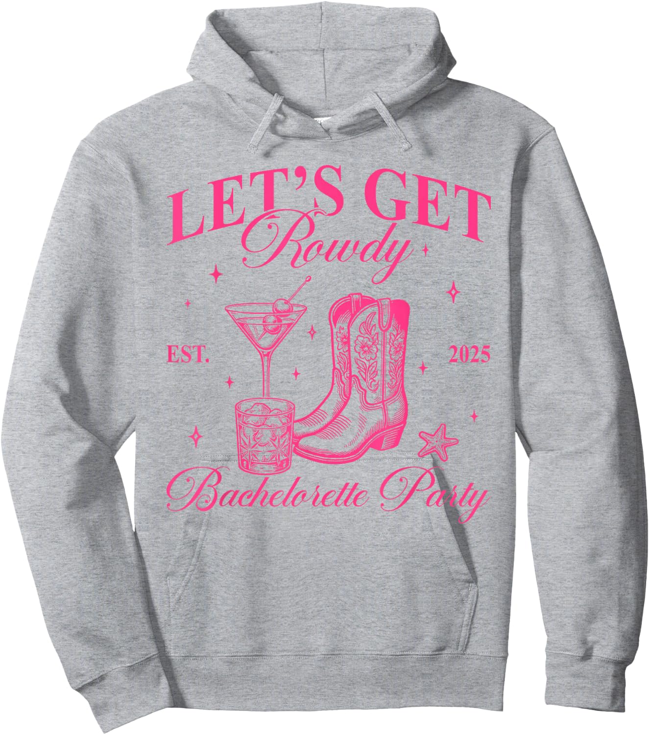 Funny Let Get Rodeo Bachelorette Cowgirl Bachelorette Party Hoodie - Hoodie | Ash