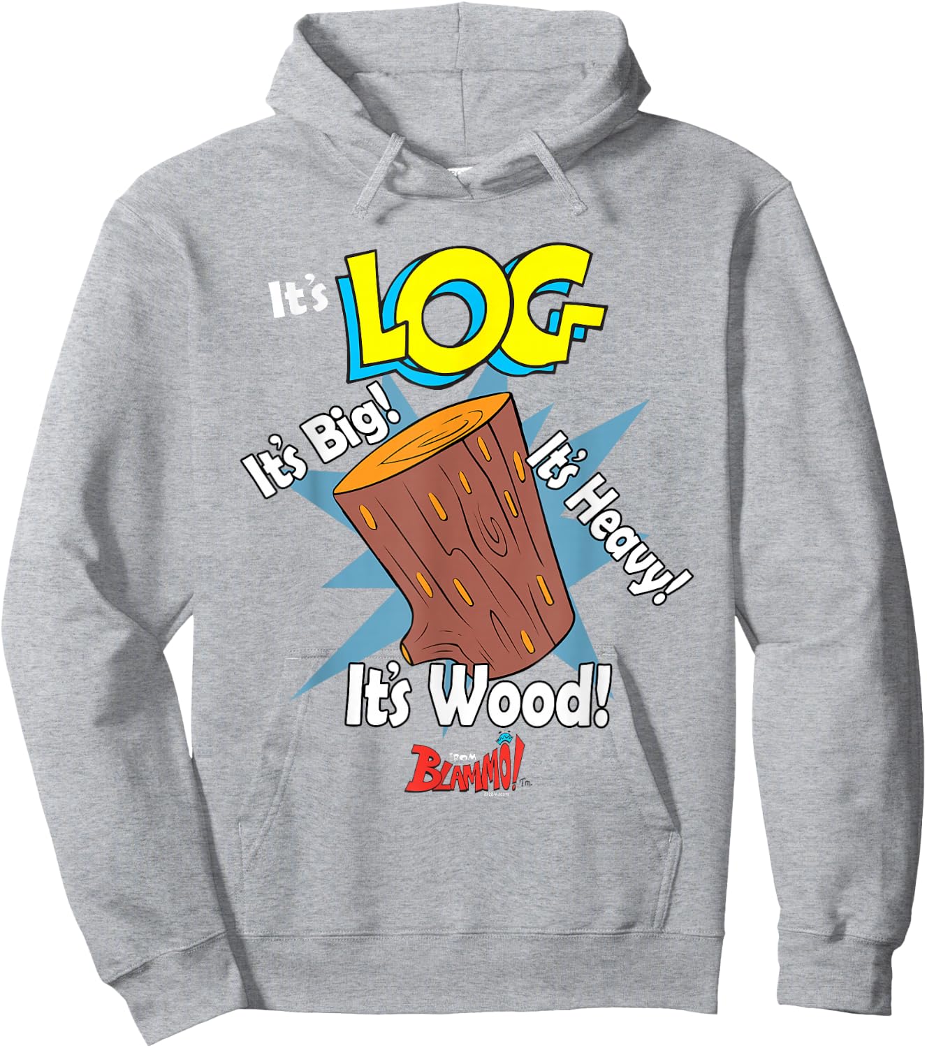 Ren and Stimpy It's Log! from Blammo! Hoodie - Hoodie | Ash