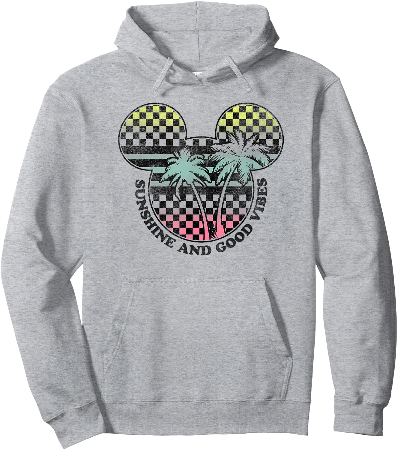Disney Mickey Classic Mickey Sunshine & Good Vibes Tropical Hoodie - Hoodie | Ash