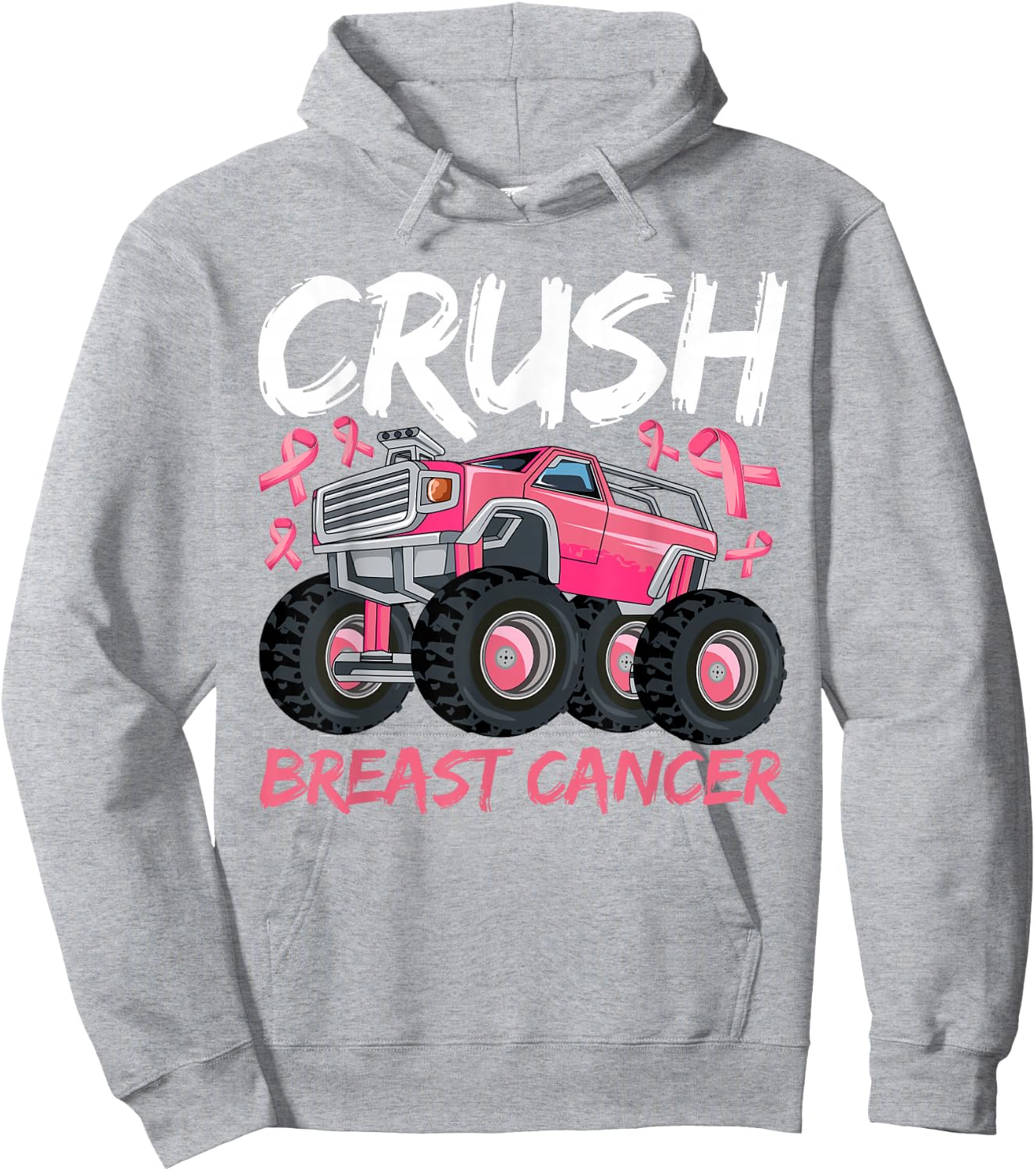 Breast Cancer Shirts for Kids, Breast Cancer Shirt for Boys Hoodie - Hoodie | Ash