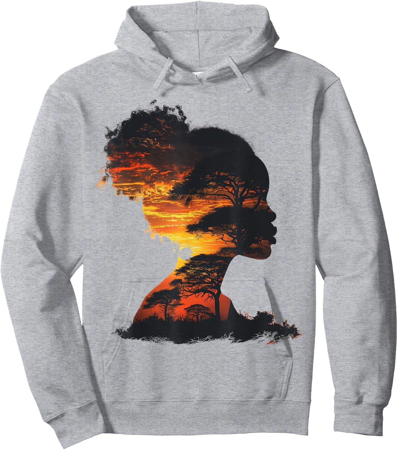 Black Women Graphic Black History Month African American Hoodie - Hoodie | Ash