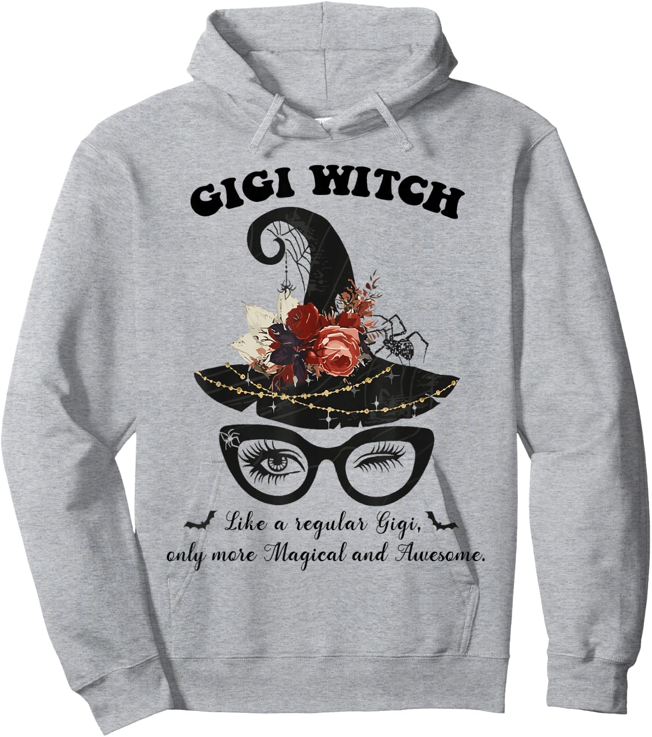 Magical Gigi Witch - Awesome Halloween Witchy Gigi Costume Hoodie - Hoodie | Ash