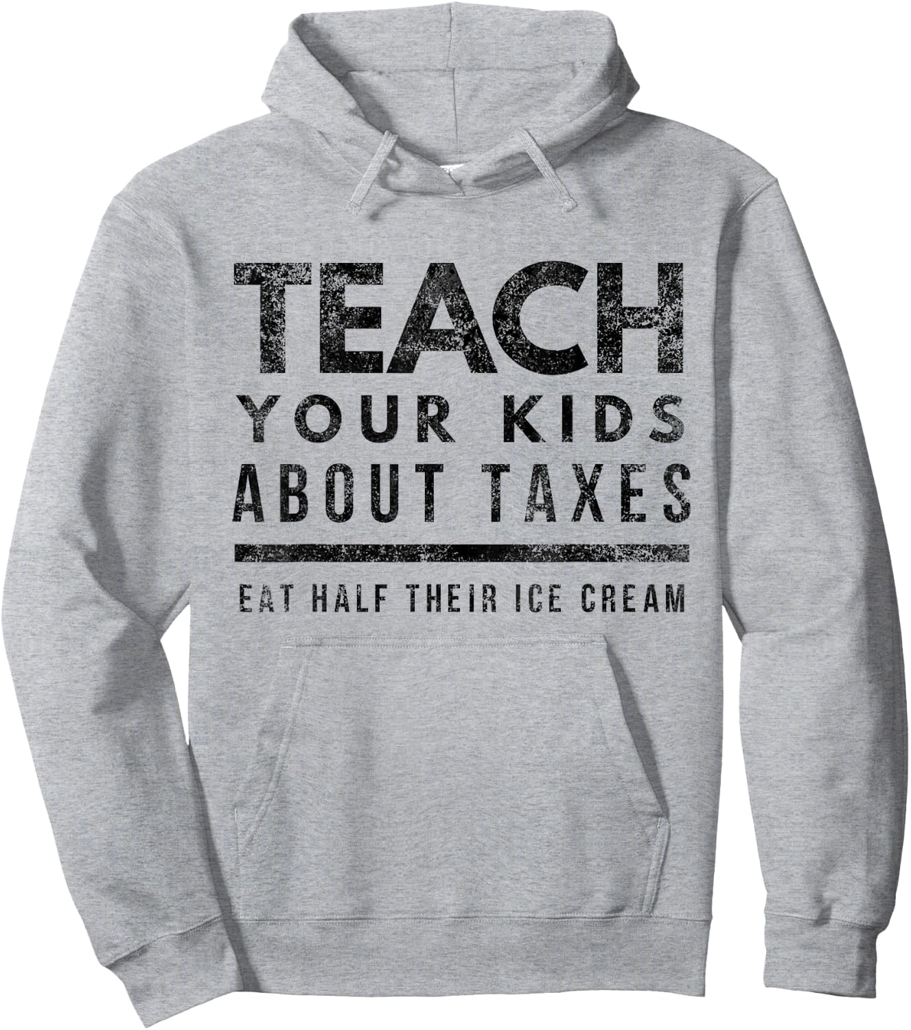 Funny Libertarian Taxation is Theft Conservative Tax Freedom Hoodie - Hoodie | Ash