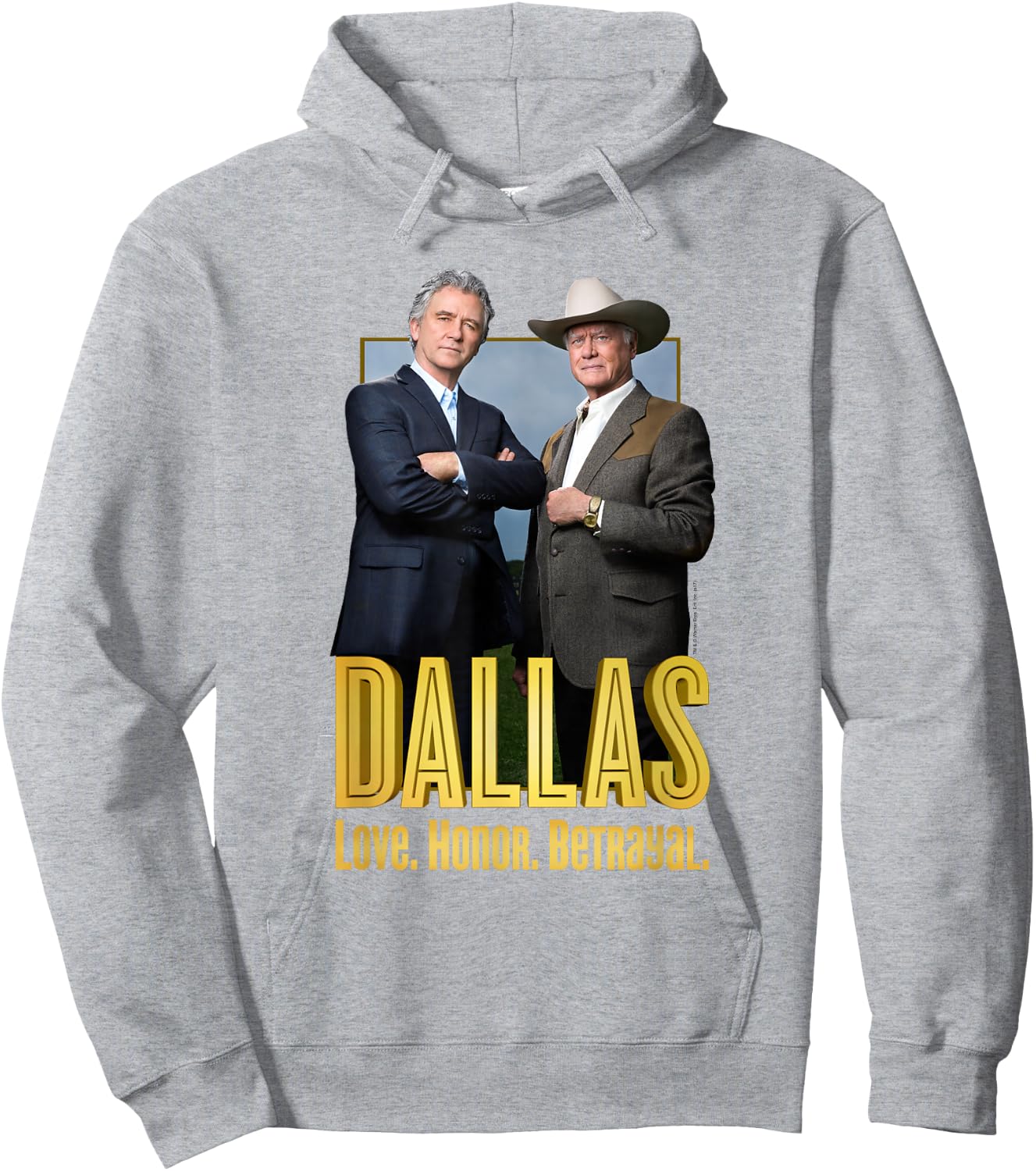 Dallas TV Series Big Two Hoodie - Hoodie | Ash