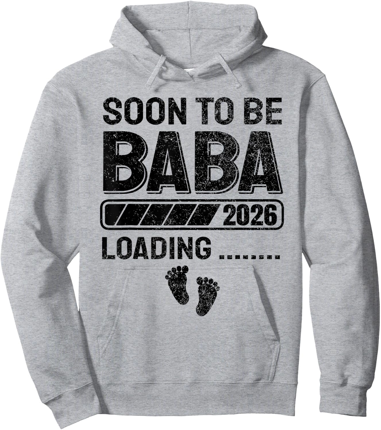 Baba to Be Soon to Be Baba 2026 Hoodie - Hoodie | Ash