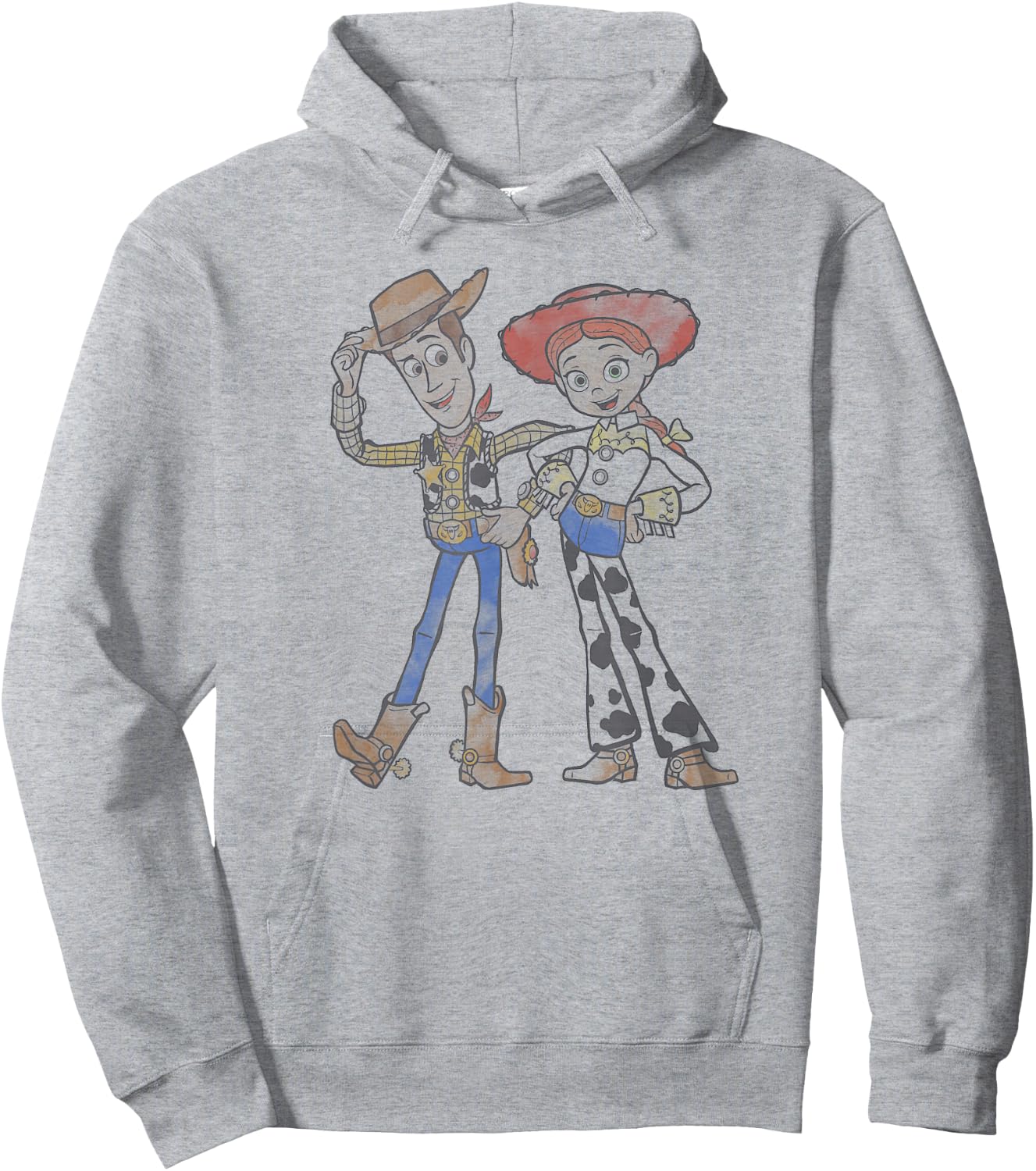 Disney Pixar Toy Story 4 Woody and Jessie Hoodie - Hoodie | Ash