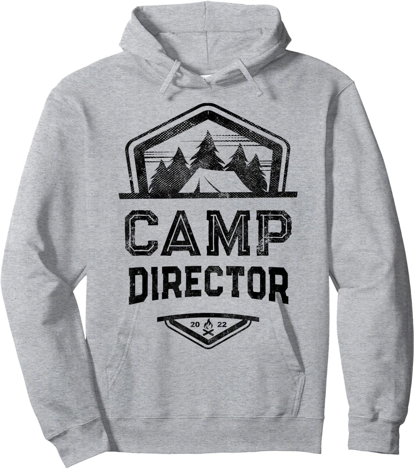 Funny CAMP DIRECTOR Camping Team Host Chaos Coordinator Crew Hoodie - Hoodie | Ash