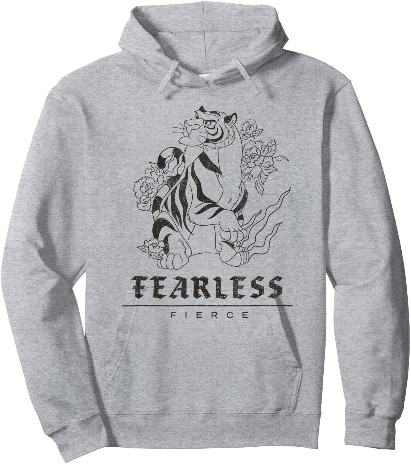 Disney Princess Aladdin Lunar New Year Rajah Fearless Tiger Hoodie - Hoodie | Ash