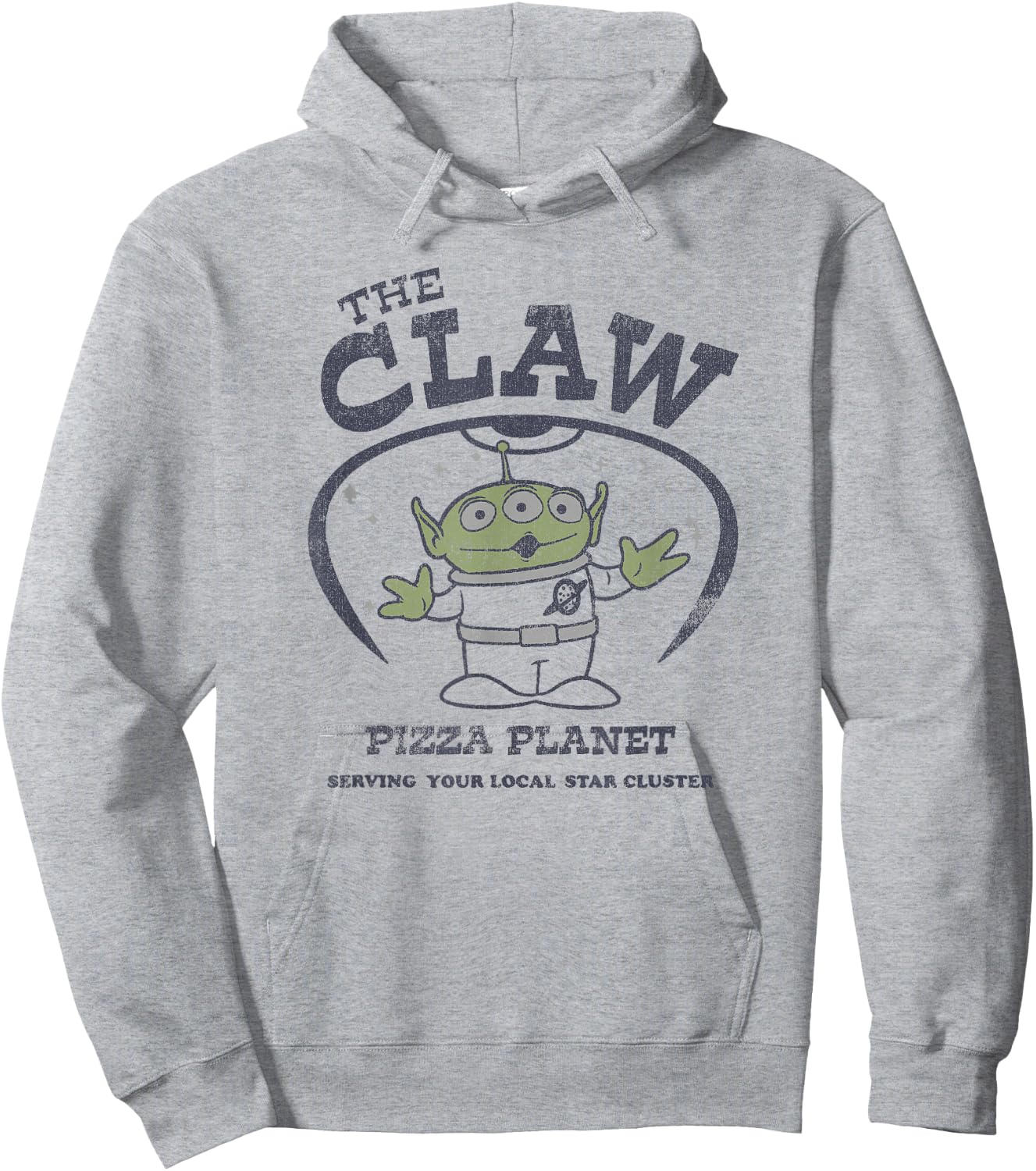 Disney Toy Story Pizza Planet Alien The Claw Poster Hoodie - Hoodie | Ash