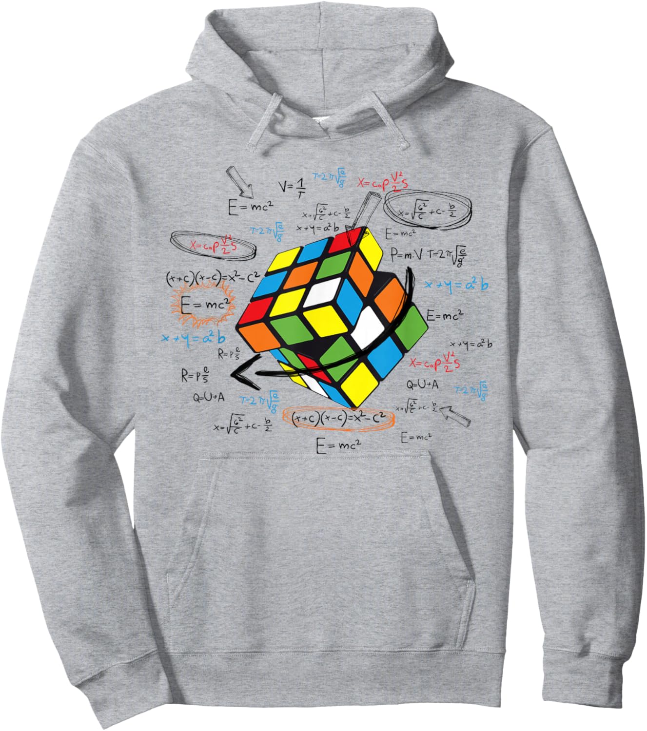 Cool Math Rubik Rubix Rubics Player Cube Math Lovers Small Hoodie - Hoodie | Ash