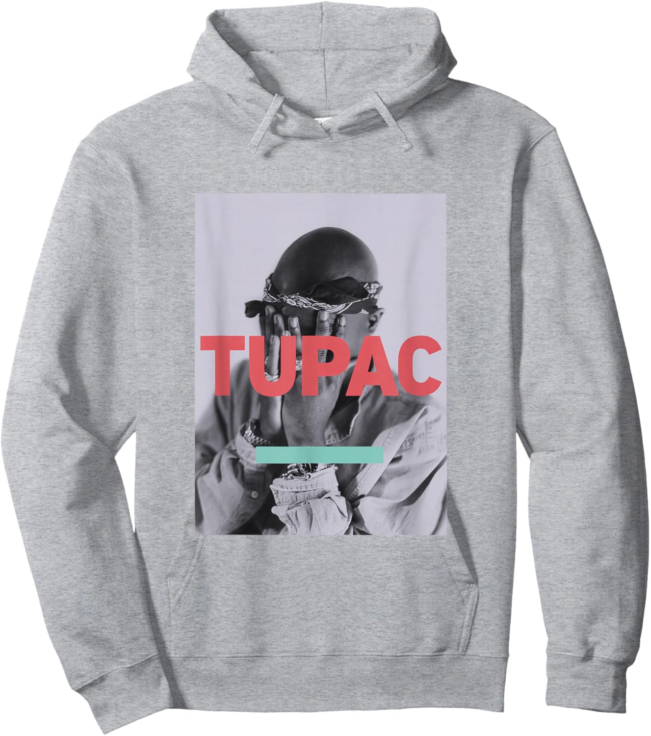 Tupac Official Photo Hoodie - Hoodie | Ash