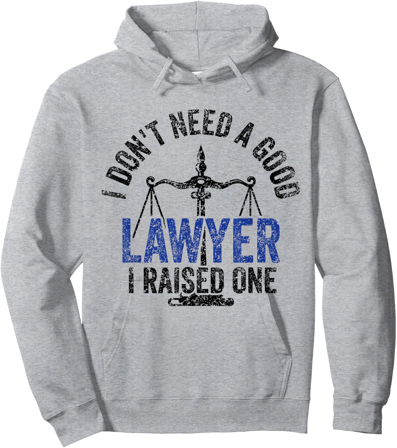 I Don't Need A Good Lawyer I Raised One Advocate Law Hoodie - Hoodie | Ash