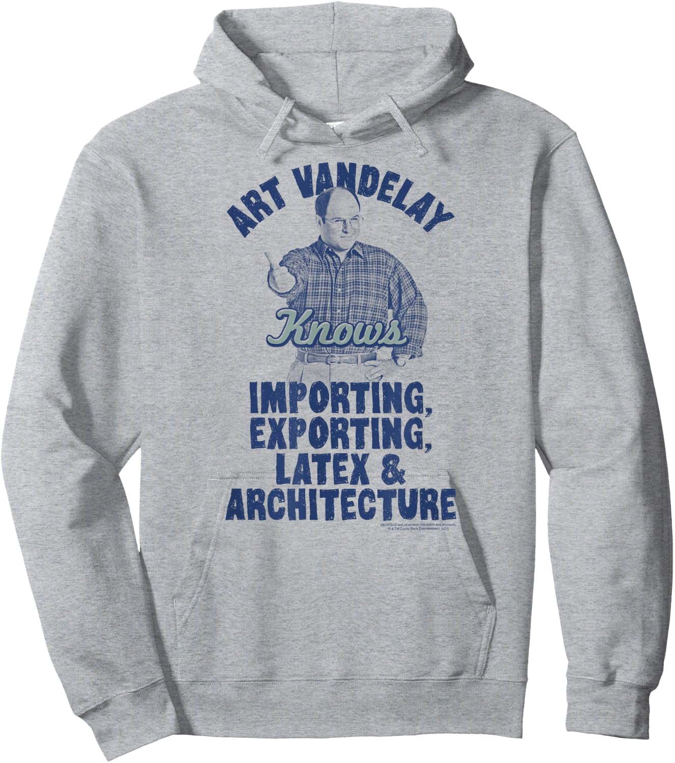 Seinfeld Art Vandelay Knows George Ad Funny 90's TV Show Hoodie - Hoodie | Ash
