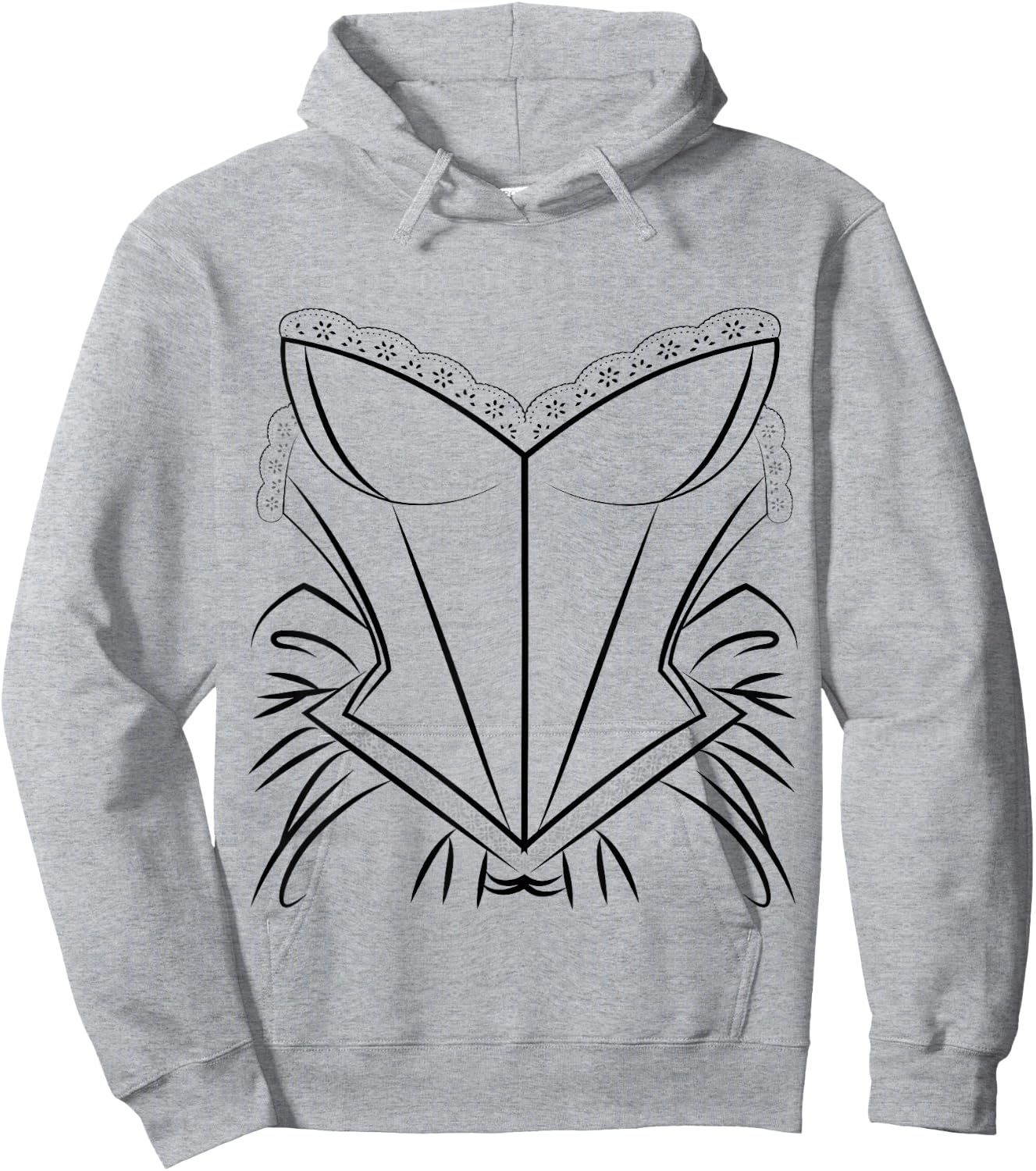 Bridal Dress Shirt, Simple Wedding Bridal Shower Gift Hoodie - Hoodie | Ash