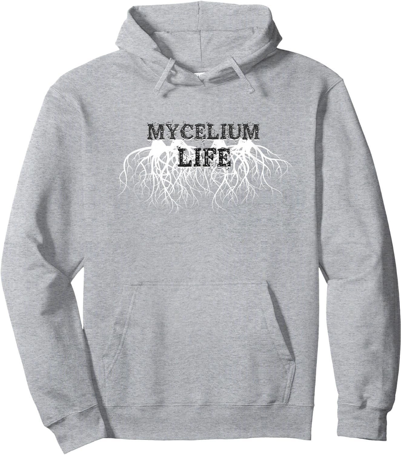 Mycelium Life - Spore Mushroom Grower, Mycology Lover Hoodie - Hoodie | Ash