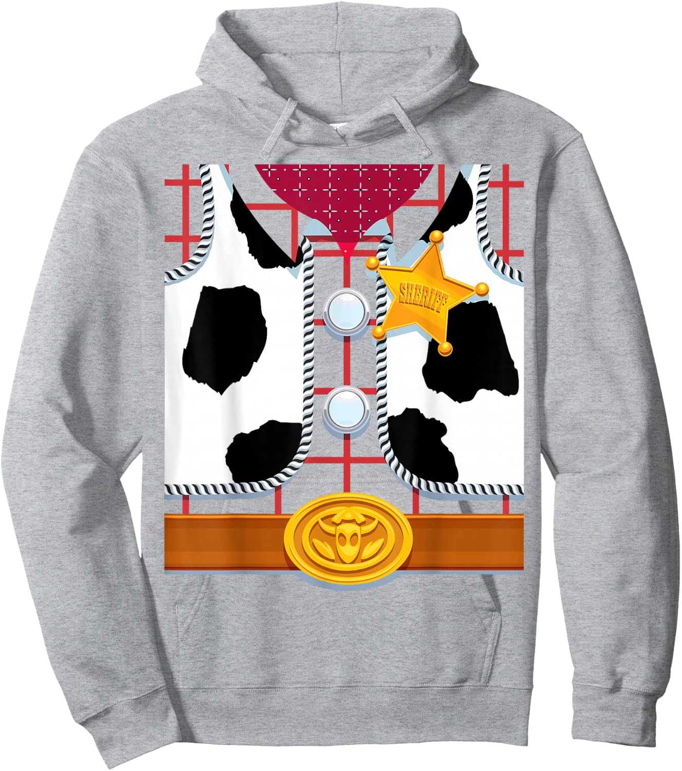 Disney and Pixar's Sheriff Woody Halloween Costume Hoodie - Hoodie | Ash