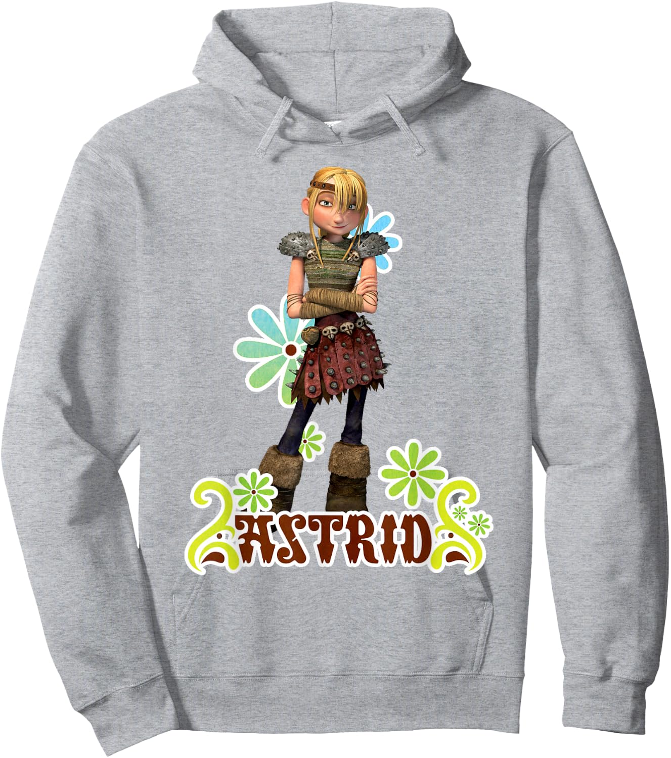 DreamWorks' Dragons: Astrid T-Shit Hoodie - Hoodie | Ash