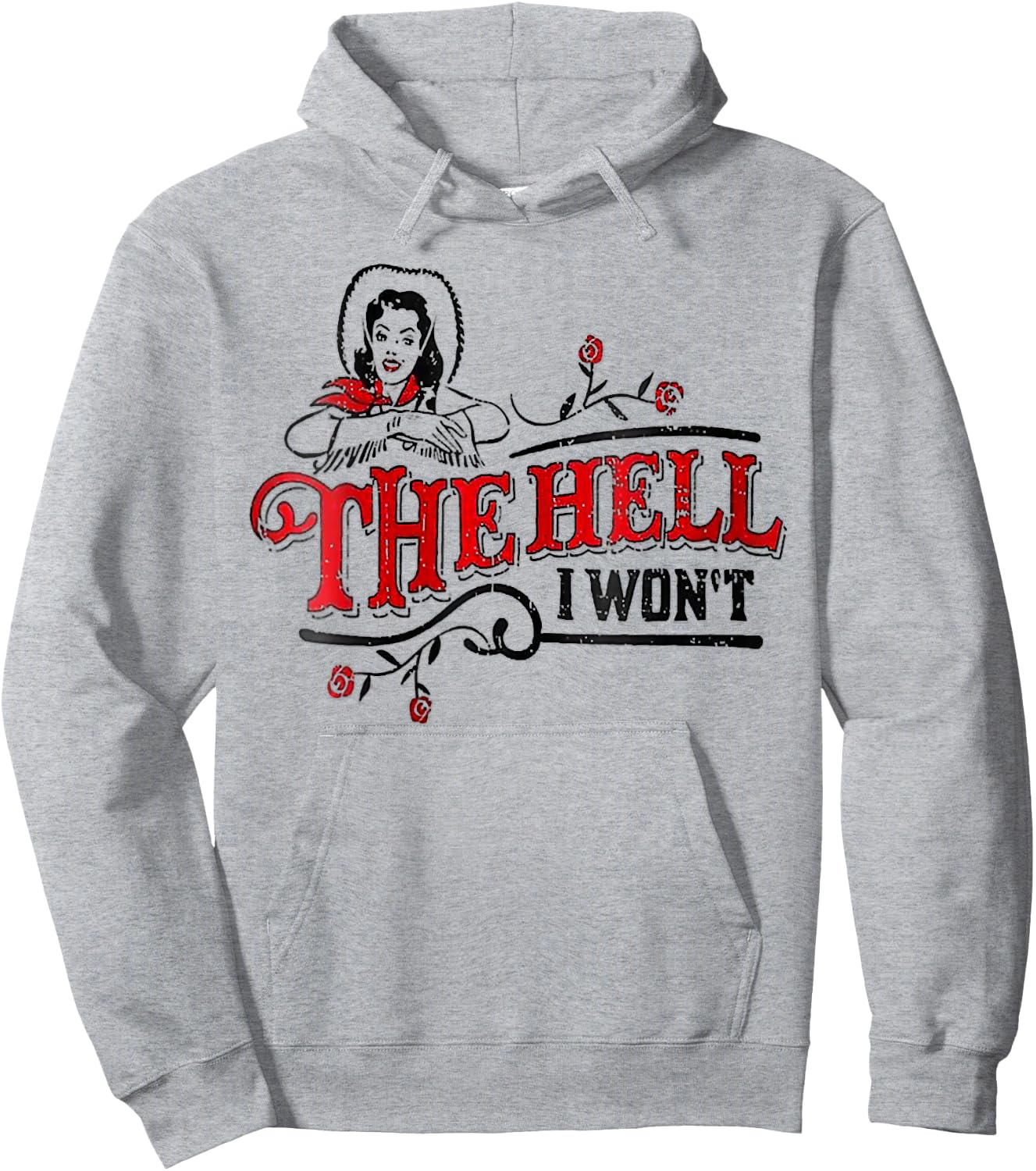 The Hell I Won't Apparel For Life Hoodie - Hoodie | Ash