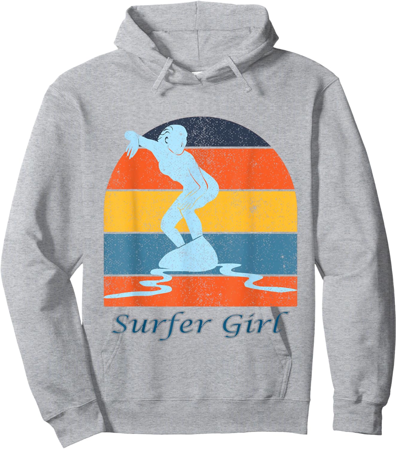 Surfer Girl, Surfing Hoodie - Hoodie | Ash
