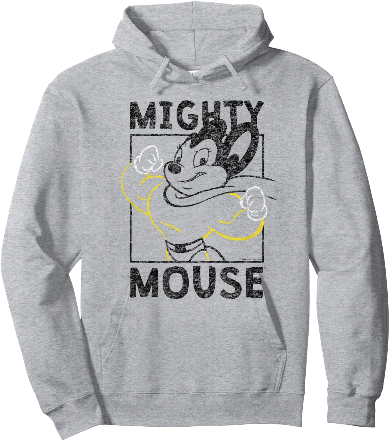 Mighty Mouse Break The Box Hoodie - Hoodie | Ash