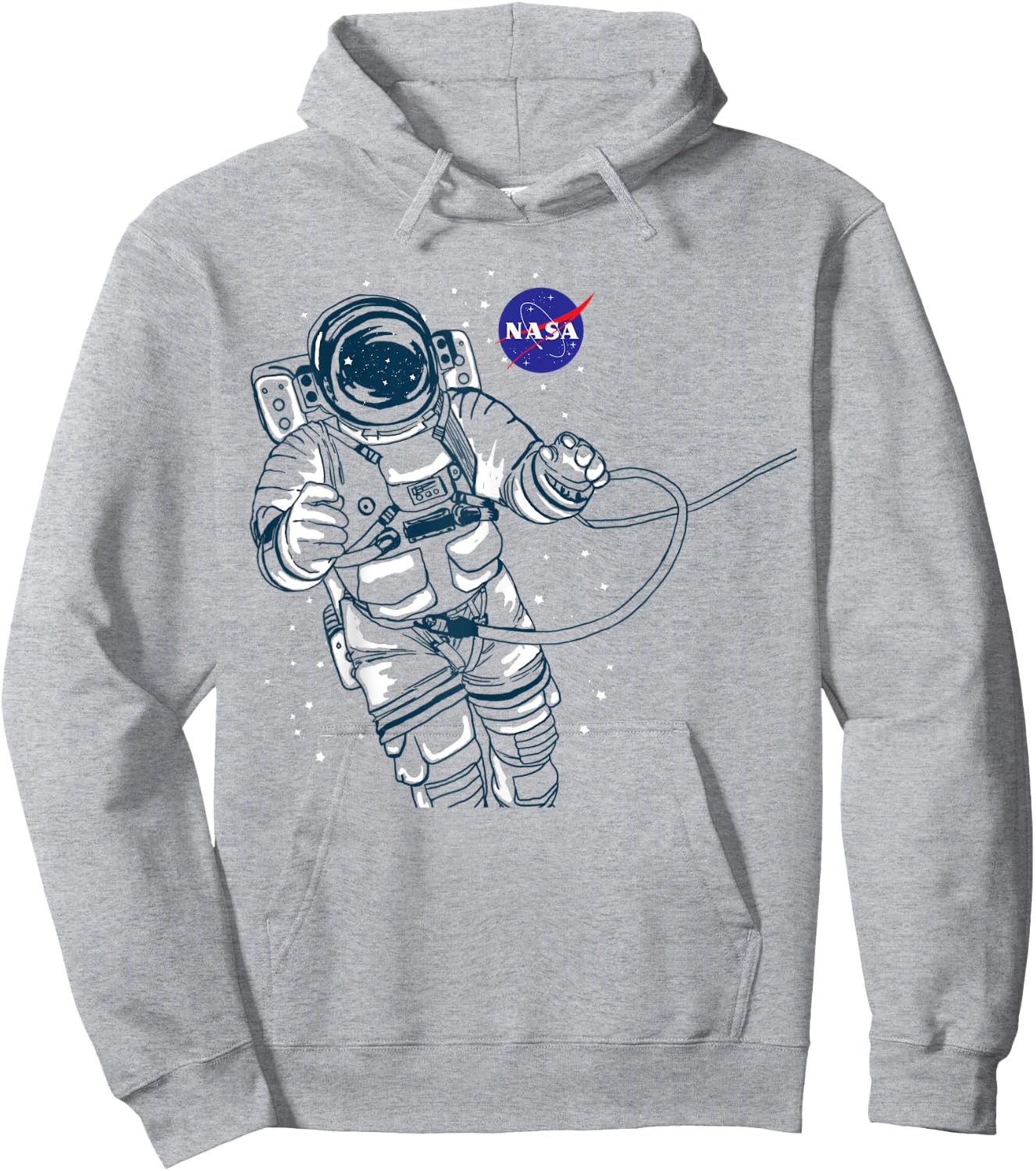 NASA Floating Astronaut Hoodie - Hoodie | Ash