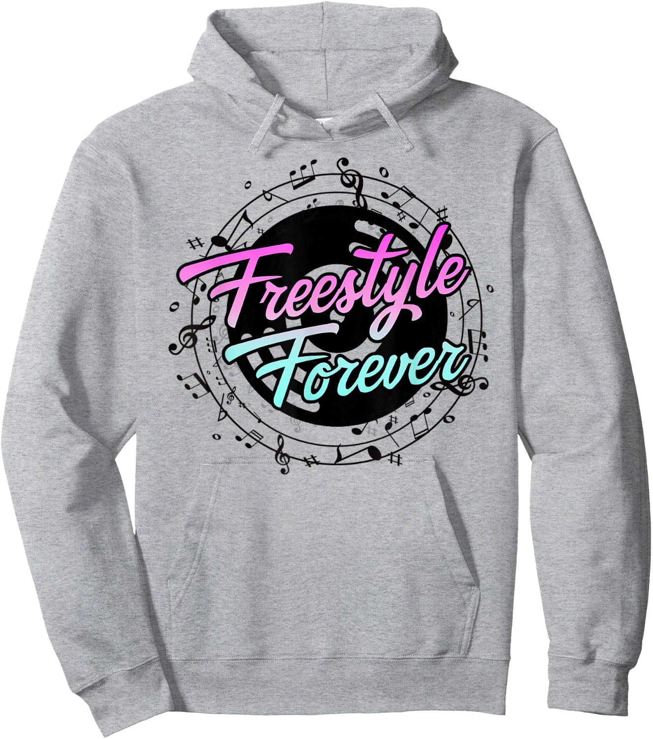Freestyle Forever for Lovers of 80s Freestyle Dance Music Hoodie - Hoodie | Ash