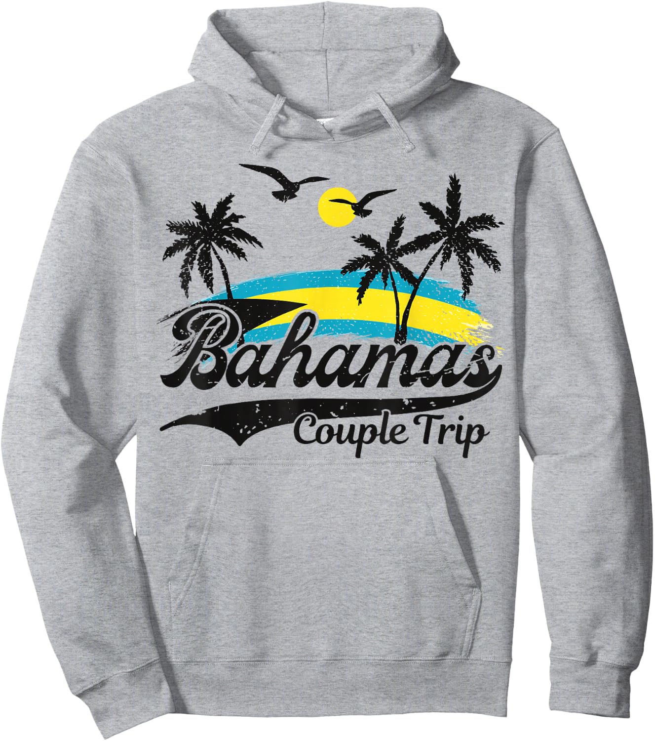 Bahamas travel matching Couples Trip reunion Party Cruising Hoodie - Hoodie | Ash