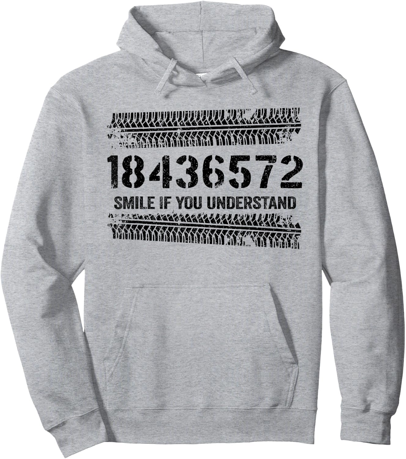 18436572 Smile If You Understand 18436572 Firing Order V8 Hoodie - Hoodie | Ash