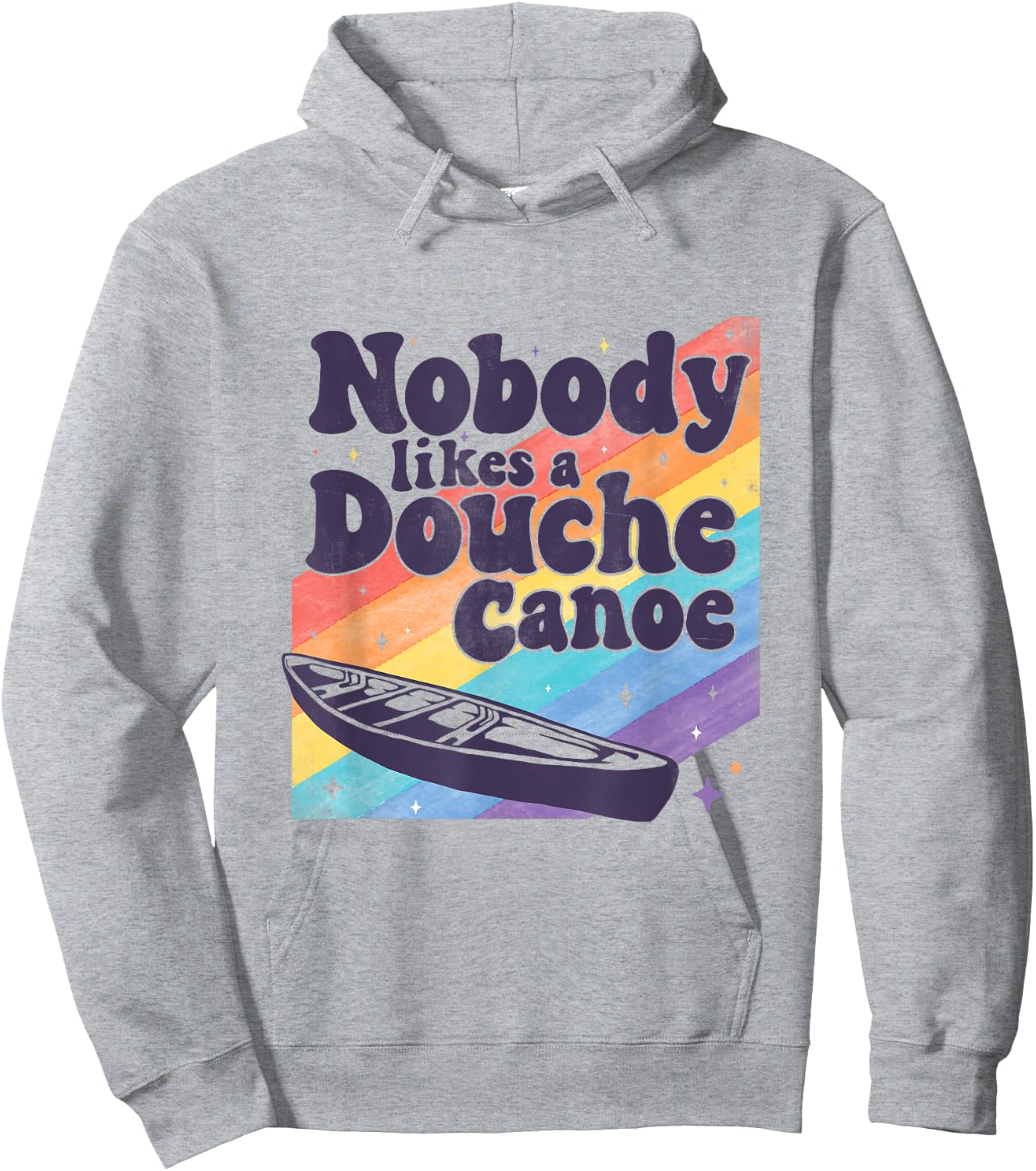 Funny don’t be a douche canoe saying Hoodie - Hoodie | Ash