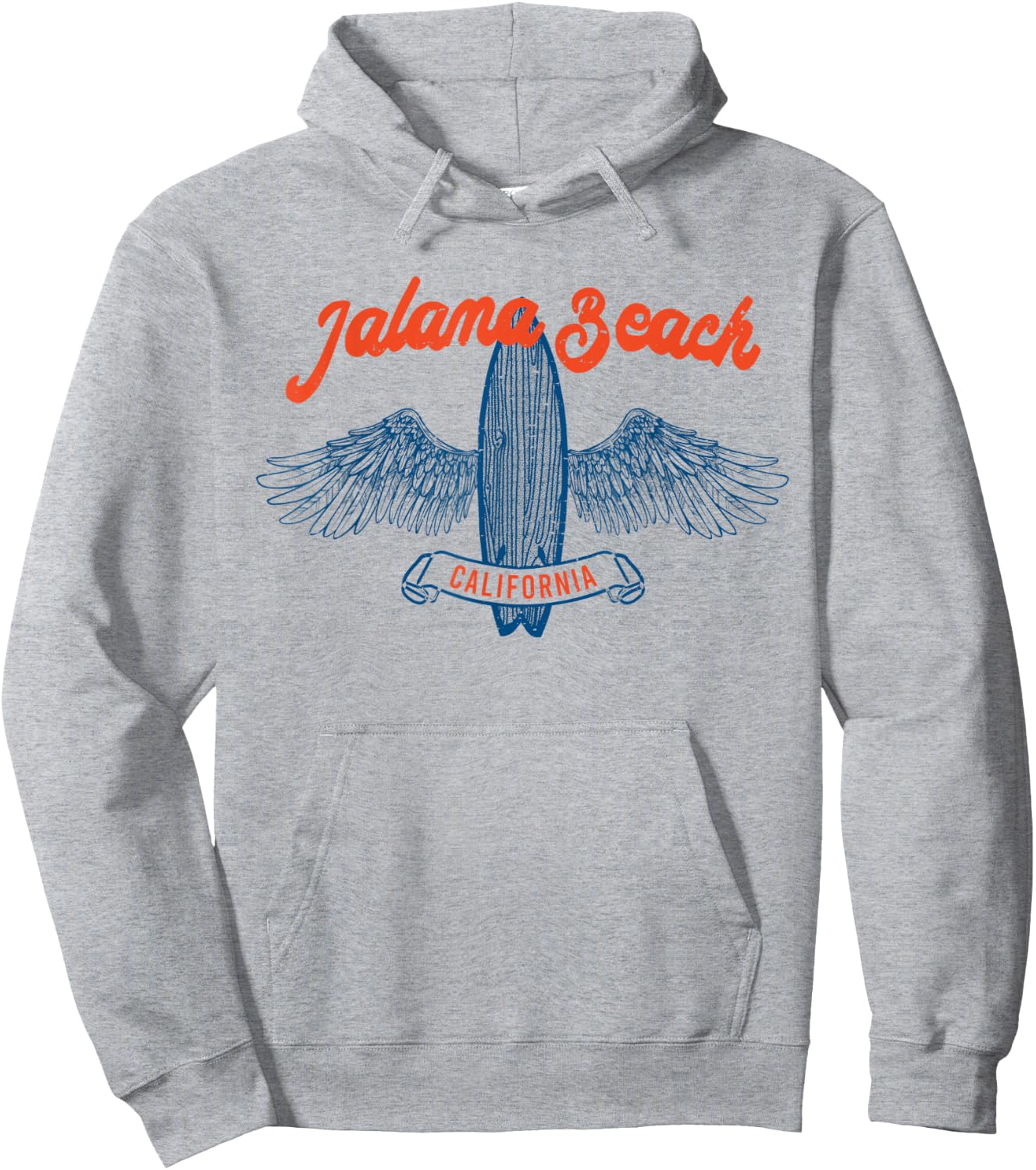 Vintage Jalama Beach California Palm Trees CA Retro Surf Women Hoodie - Hoodie | Ash