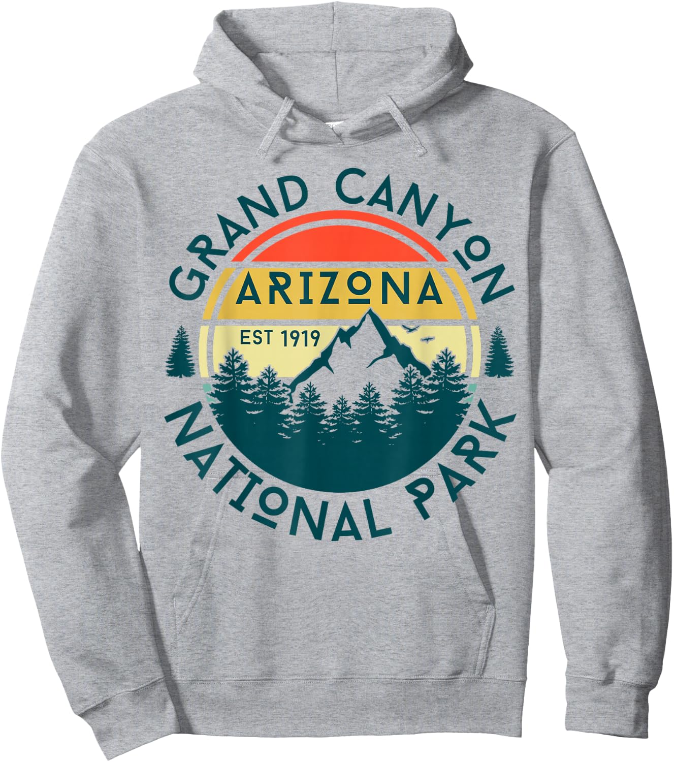 Grand Canyon National Park Hoodie - Hoodie | Ash